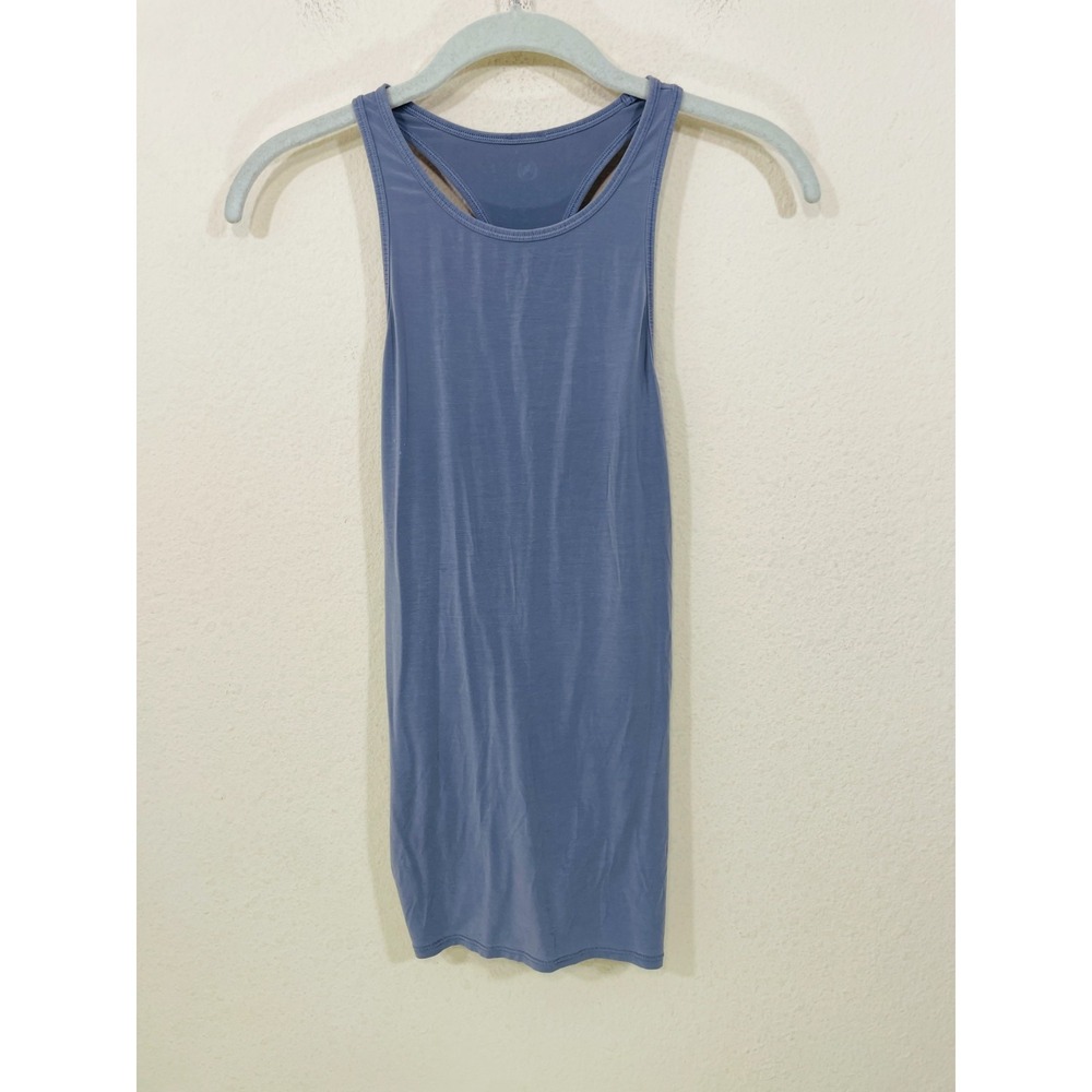 Lululemon Women's‎ 4? Tank Top Lavender Racerback Ruched Back Athletic Gym Run